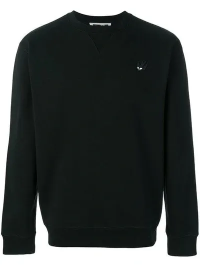 Mcq By Alexander Mcqueen Swallows Appliqué Jumper In Black