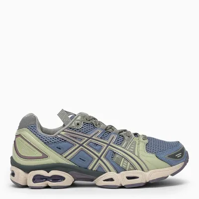 Asics Blue/grey/green Gel-nimbus 9 Sneakers In Multicolor