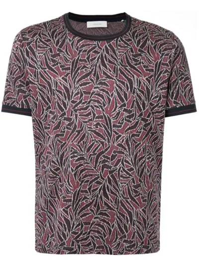 Cerruti 1881 Tropical-pattern T-shirt In Red