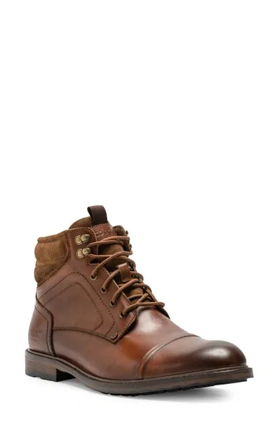 Rodd & Gunn Men's Dunedin Leather Lace-up Military Boots In Tan Burnish