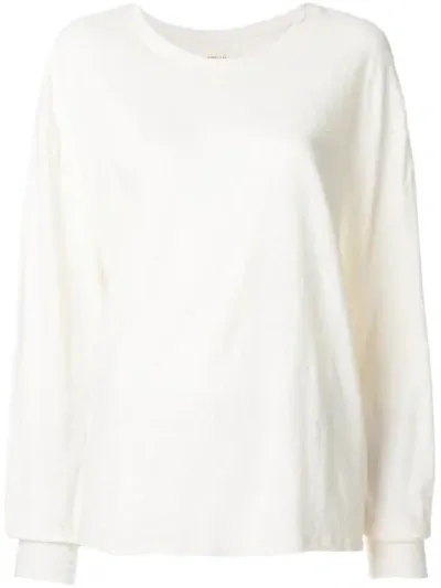 Simon Miller Fine Knit Top In White