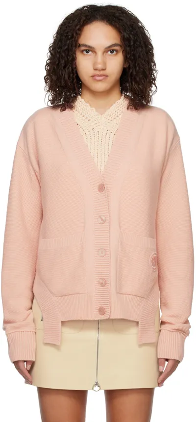 Stella Mccartney S-wave Regenerated Cashmere Cardigan In Pastel