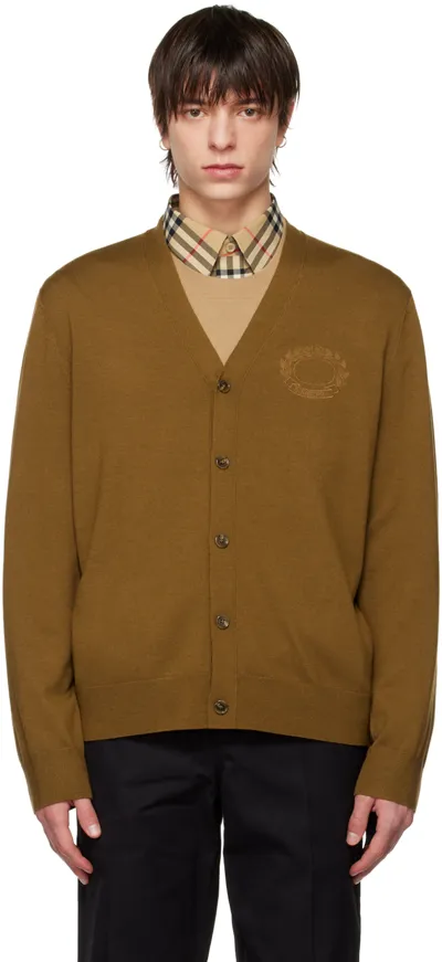 Burberry Braydon Cardigan In Brown