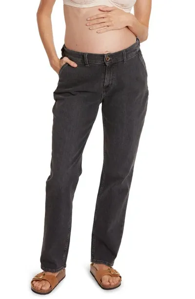 Cache Coeur Carrie Cuffed Maternity Mom Jeans In Grey Used