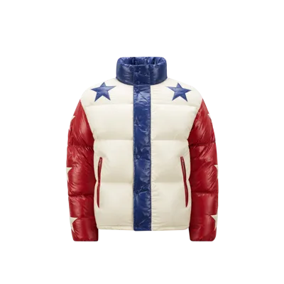 Moncler Genius Moncler X Palm Angels Ullman Short Down Jacket In Multi