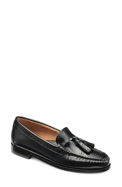 Gh Bass G.h. Bass Estelle Tassel Flats In Black