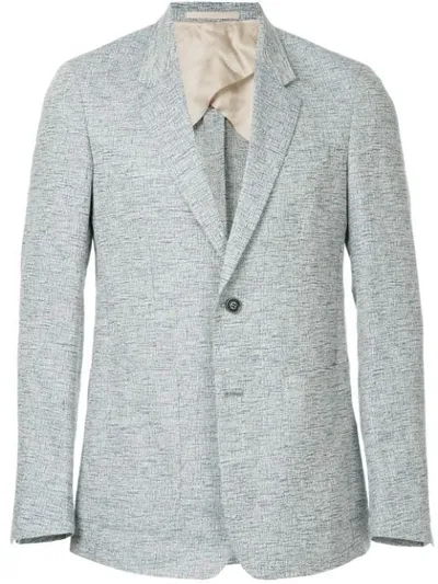 Cerruti 1881 Lightweight Micro-print Blazer In Blue