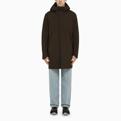 Arc'teryx Nylon Padded Parka Bitters In Brown