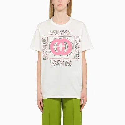 Gucci White Cotton Oversize T-shirt