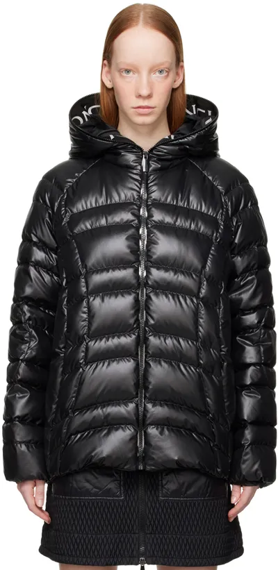 Moncler Narlay Padded Down Jacket In Black