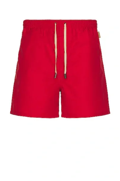 Jacquemus Le Maillot Praia Swimsuit In Red