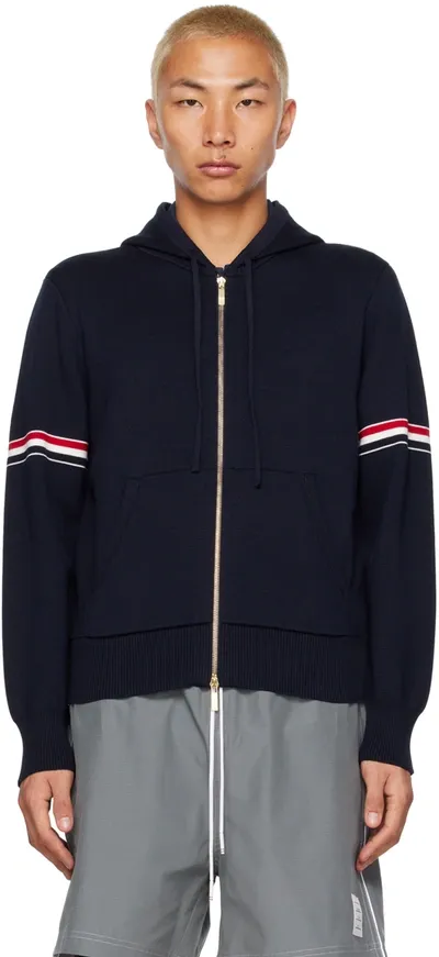 Thom Browne Zip In Navy