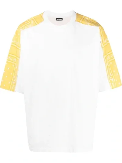 Jacquemus Paisley Print Cotton T-shirt In White