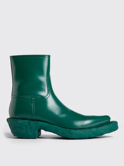 Camperlab Textured-sole Boots In Green