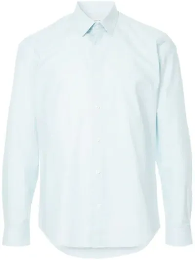 Cerruti 1881 Plain Tailored Shirt In Blue