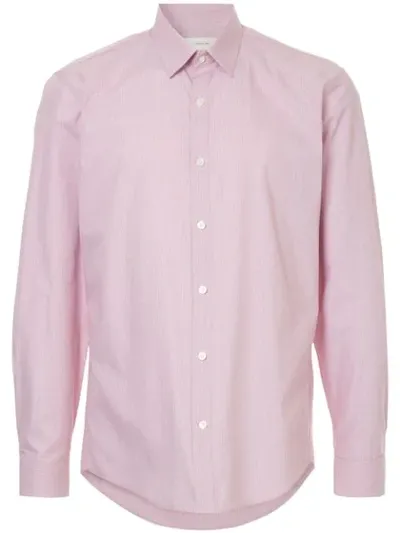 Cerruti 1881 Micro Check Print Shirt In Pink