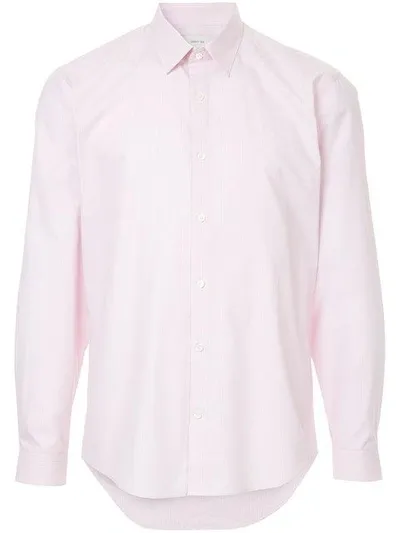 Cerruti 1881 Striped Tailored Shirt In Pink