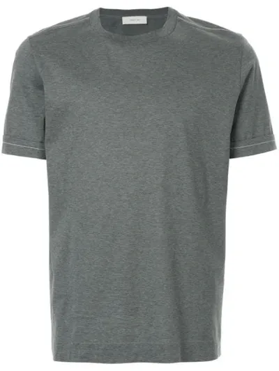 Cerruti 1881 Basic Plain T-shirt In Grey