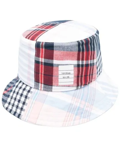 Thom Browne Quarted Funmix Bucket Hat In Multi-colour