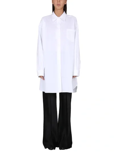 Maison Margiela Long Shirt In White