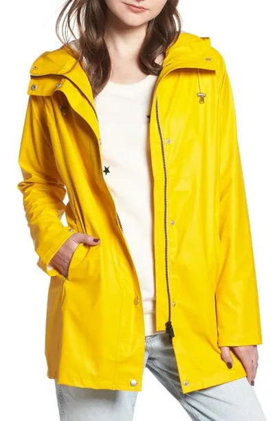 Ilse Jacobsen Raincoat In Cyber Yellow