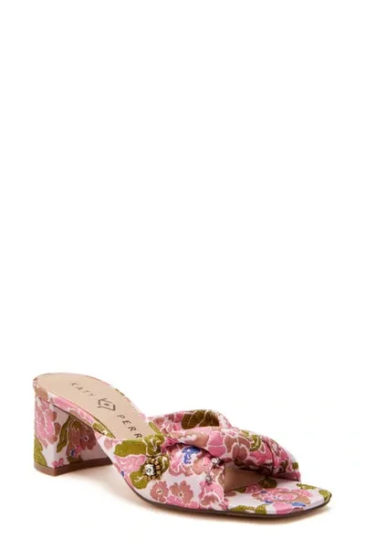 Katy Perry The Tooliped Twisted Sandal In Vintage Pink Multi