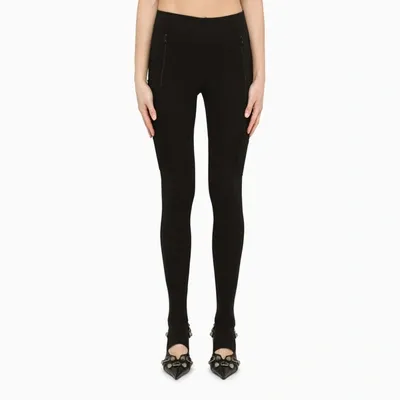 Wardrobe.nyc Zip Details Black Leggings