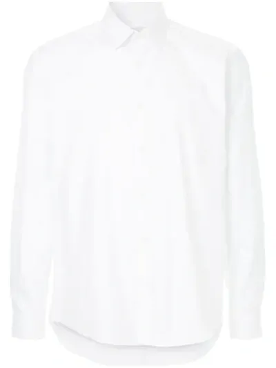 Cerruti 1881 Plain Tailored Shirt In White