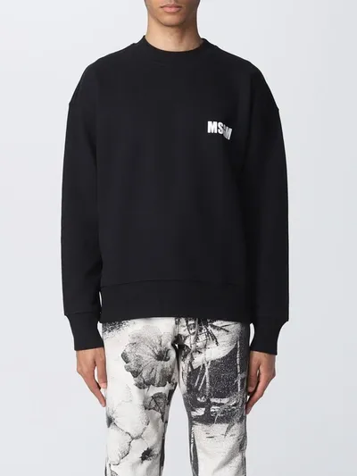 Msgm Sweatshirt Clothing In Black