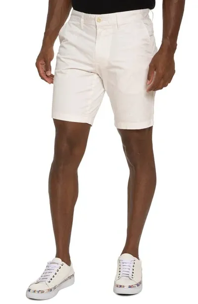 Robert Graham Lonestar Stretch Cotton Shorts In White