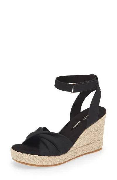 Toms Marisela Wedge Sandal In Black