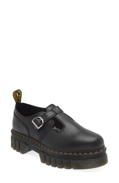 Dr. Martens' Audrick T-bar Mary Jane Loafer In Black, Women's At Urban Outfitters