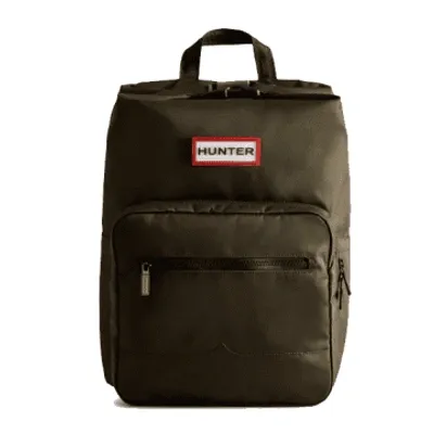 Hunter Nylon Mini Pioneer Top Clip Backpack Dark Olive