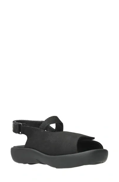 Wolky Jewel Xw Sandal In Black