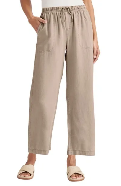 Splendid Angie Wide Leg Pants In Fawn