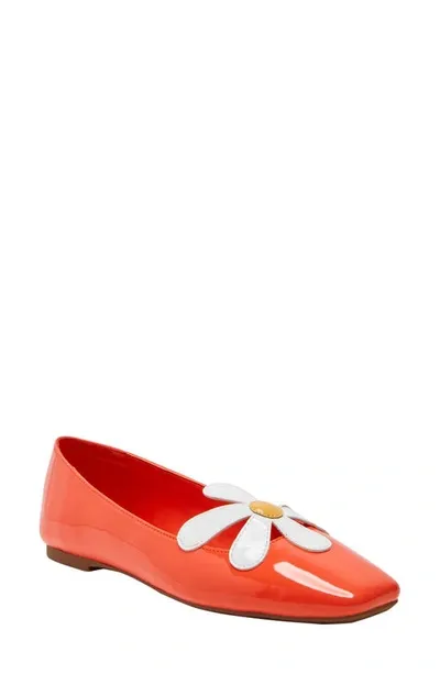 Katy Perry The Evie Daisy Flat In Radiant Red