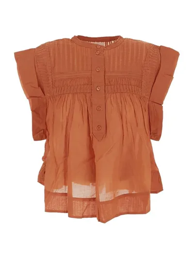 Isabel Marant Étoile Leaza Shirt In Orange