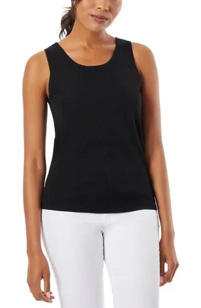 Jones New York Scoop Neck Tank In Black