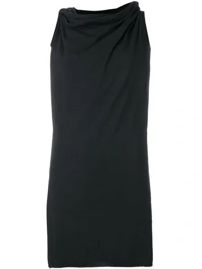 Rick Owens Drkshdw Toga Tunic Dress In Black