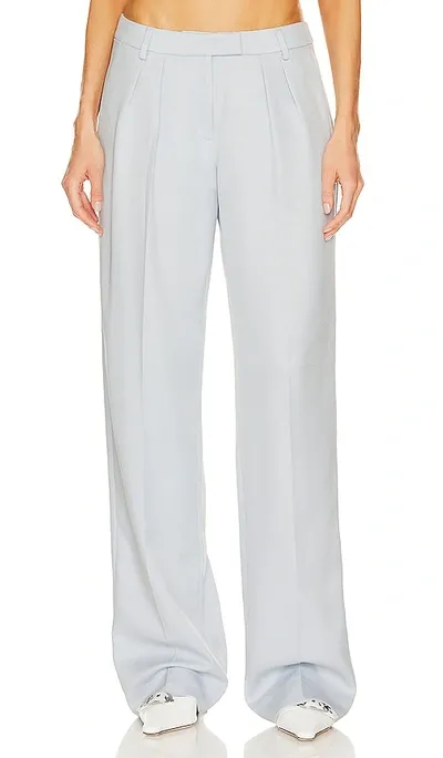 Aya Muse Auri Pleated Pants In Sky Melt