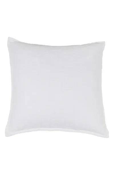 Pom Pom At Home Harbour Textured Cotton Sham In White