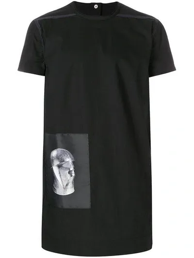 Rick Owens Drkshdw Graphic Patch T-shirt In Black