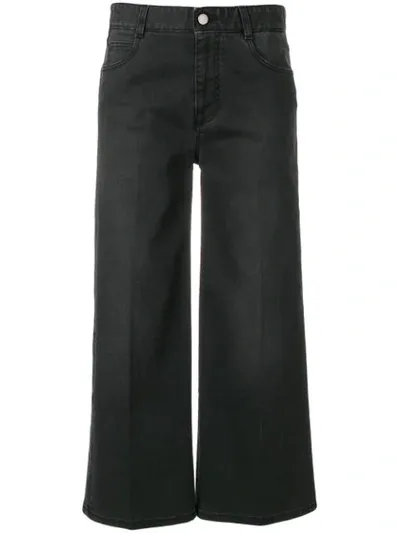 Stella Mccartney All Is Love Cropped Jeans In Black