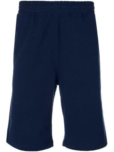 Stussy Stock Terry Shorts In Blue