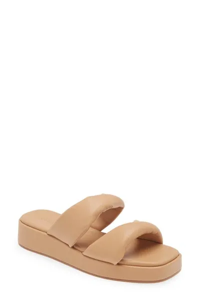 Billini Cory Platform Slide Sandal In Desert