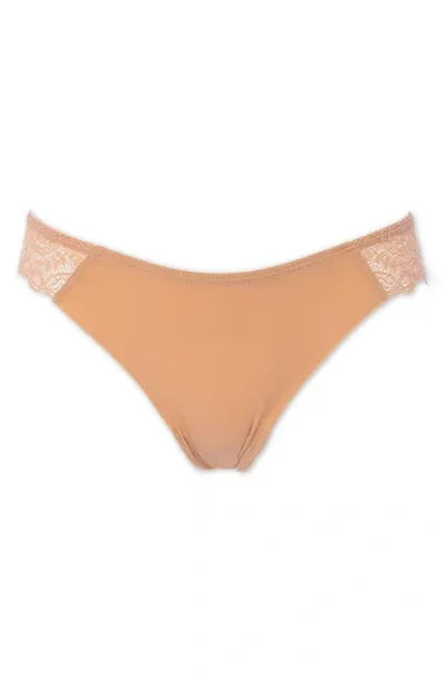 Huit Grand Tanga In Beige