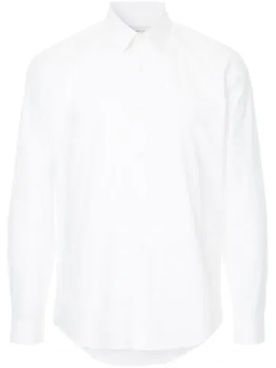 Cerruti 1881 Plain Tailored Shirt In White