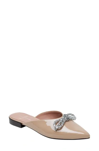 Linea Paolo Astrid Pointed Toe Mule In Maple Sugar