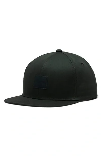 Herschel Supply Co Whaler 6-panel Baseball Hat In Black