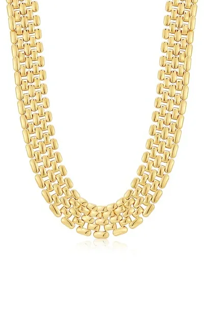 Luv Aj Celine Chain Link Necklace In Gold